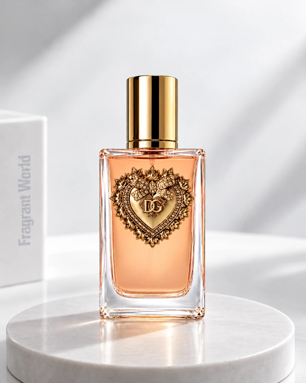 D&G DEVOTION EDP | Recreate @visual reference 2 exactly as it is but my fragrance instead of the one in it, very naturally.