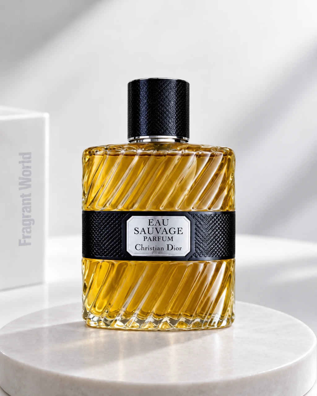 Dior EAU SAUVAGE Parfum | Recreate @visual reference 2 exactly as it is but my with my fragrance botlle instead of the one in it, very naturally.