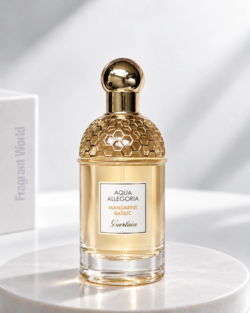 Guerlain 'Aqua Allegoria' MANDARINE BASILIC | Recreate @visual reference 2 exactly as it is but my fragrance instead of the one in it, very naturally.