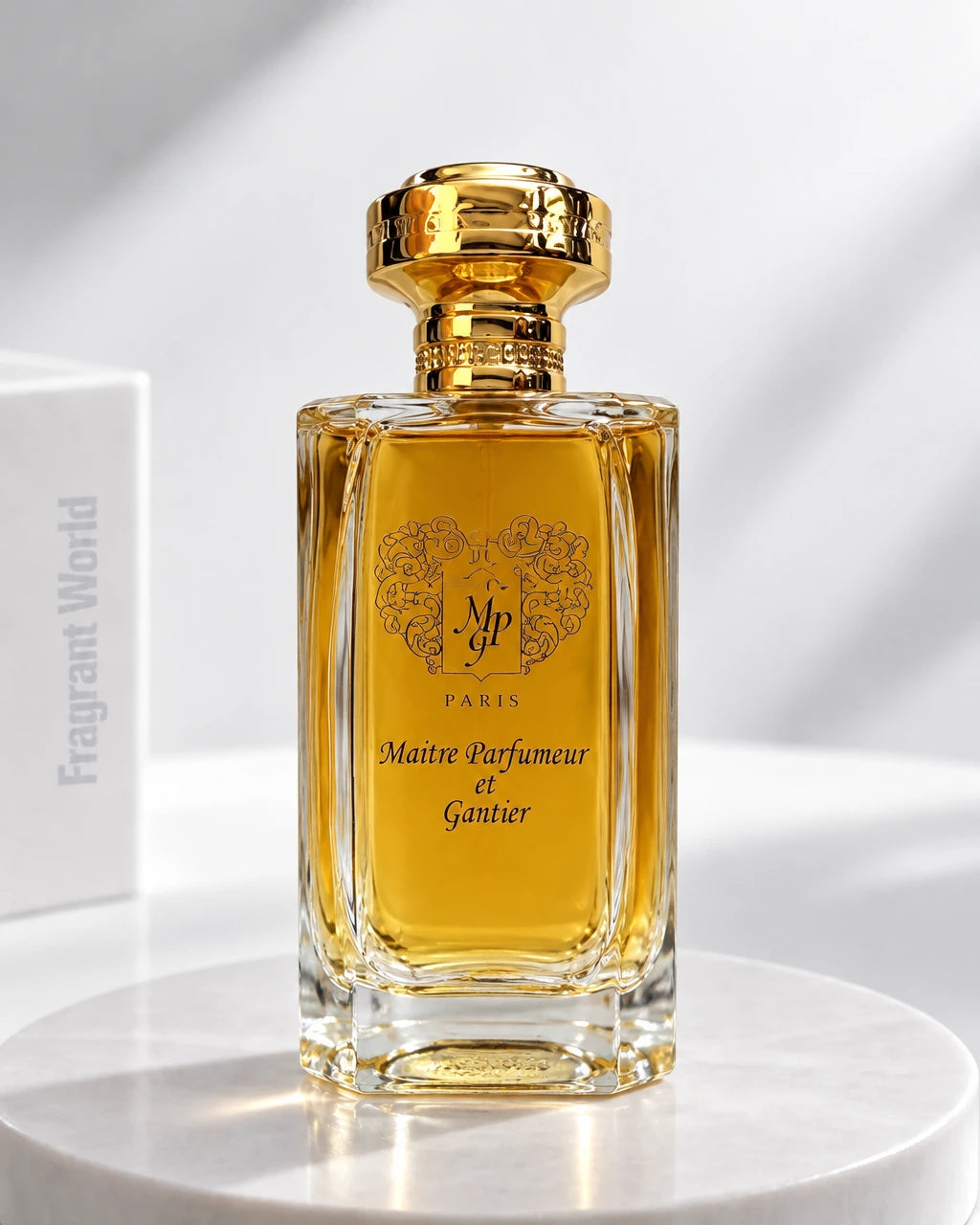 Maitre Parfumeur et Gantier AMBRE PRECIEUX | Recreate @visual reference 2 exactly as it is but my fragrance instead of the one in it, very naturally.