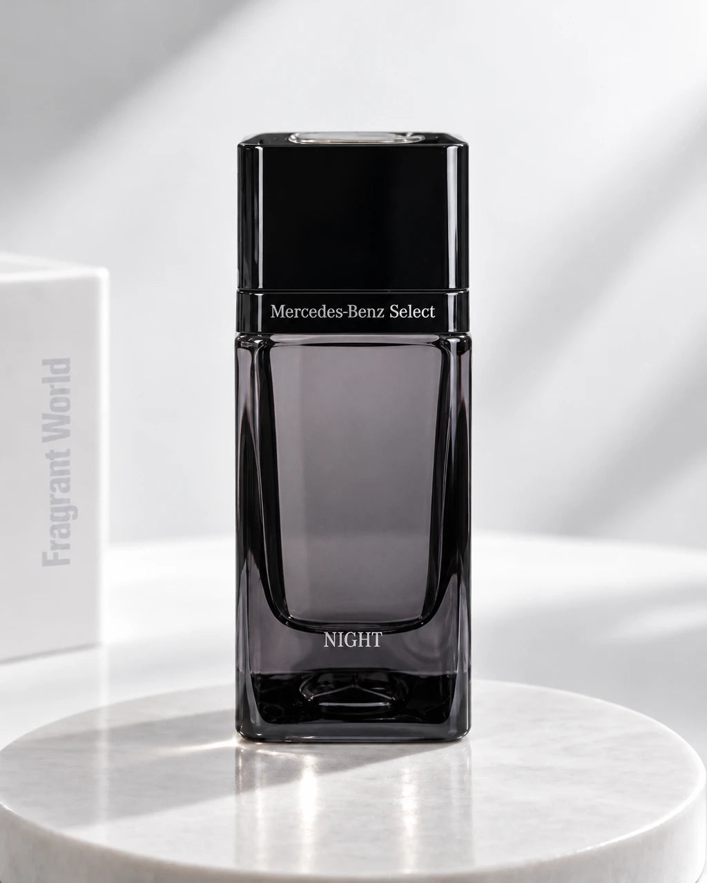 Mercedes-Benz SELECT NIGHT | Recreate @visual reference 2 exactly as it is but my fragrance instead of the one in it, very naturally.