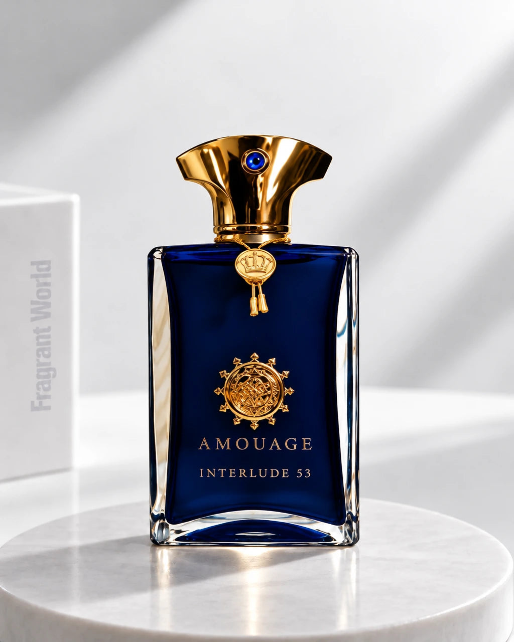 Amouage INTERLUDE 53 Extrait | Recreate @visual reference 1 exactly as it is but my fragrance instead of the one in it, very naturally.