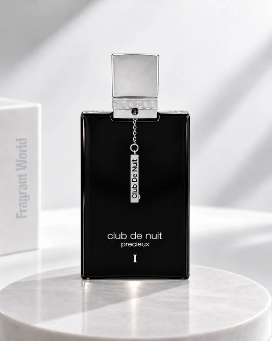 Armaf CLUB DE NUIT PRECIEUX | Recreate @visual reference 1 exactly as it is but my fragrance instead of the one in it, very naturally.