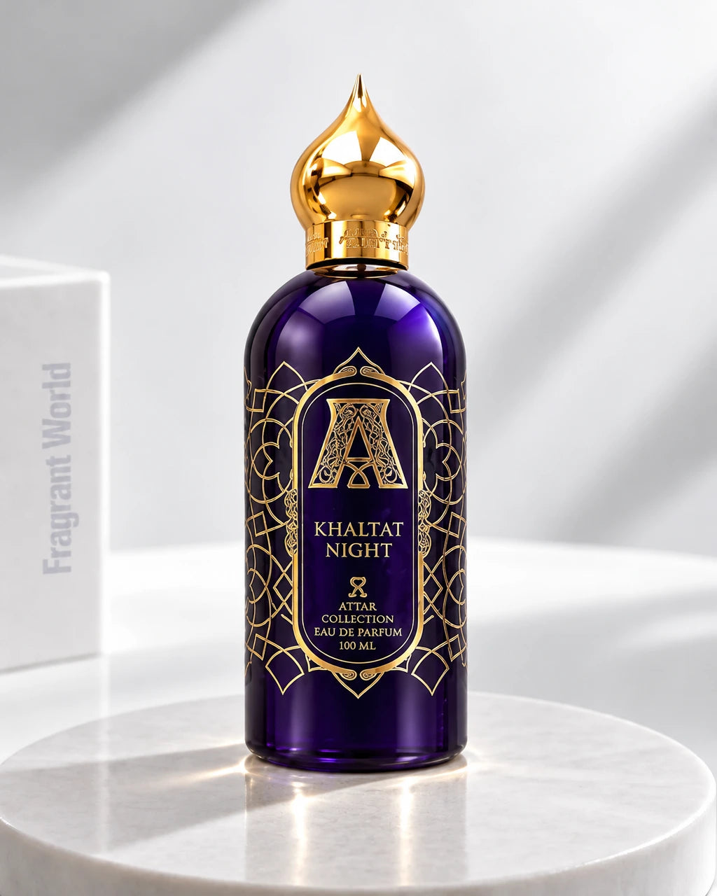 Attar Collection KHALTAT NIGHT | Recreate @visual reference 1 exactly as it is but my fragrance instead of the one in it, very naturally.
