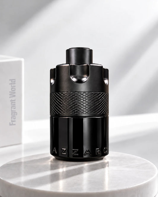 Azzaro THE MOST WANTED EDP | Recreate @visual reference 1 exactly as it is but my fragrance instead of the one in it, very naturally.