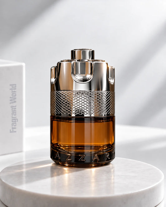 Azzaro WANTED BY NIGHT | Recreate @visual reference 1 exactly as it is but my fragrance instead of the one in it, very naturally.