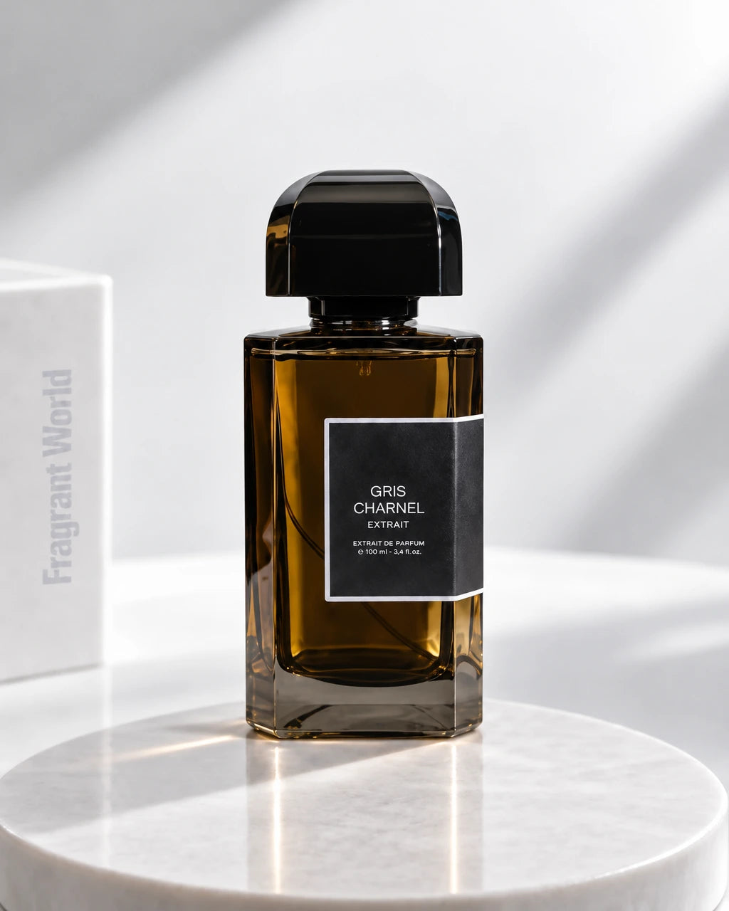BDK Parfums GRIS CHARNEL Extrait | Recreate @visual reference 1 exactly as it is but my fragrance instead of the one in it, very naturally.