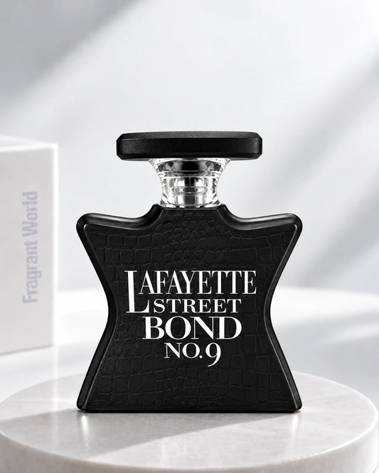 Bond no. 9 LAFAYETTE STREET | Recreate @visual reference 2 exactly as it is but my fragrance instead of the one in it, very naturally.