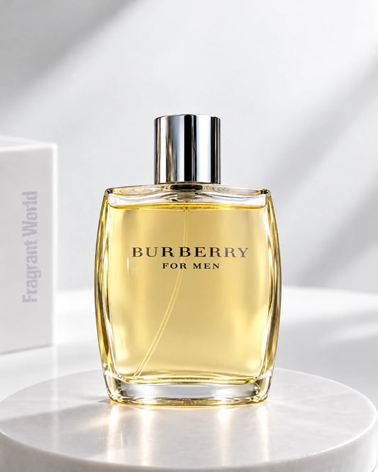 Burberry BURBERRY FOR MEN | Recreate @visual reference 1 exactly as it is but my fragrance instead of the one in it, very naturally.