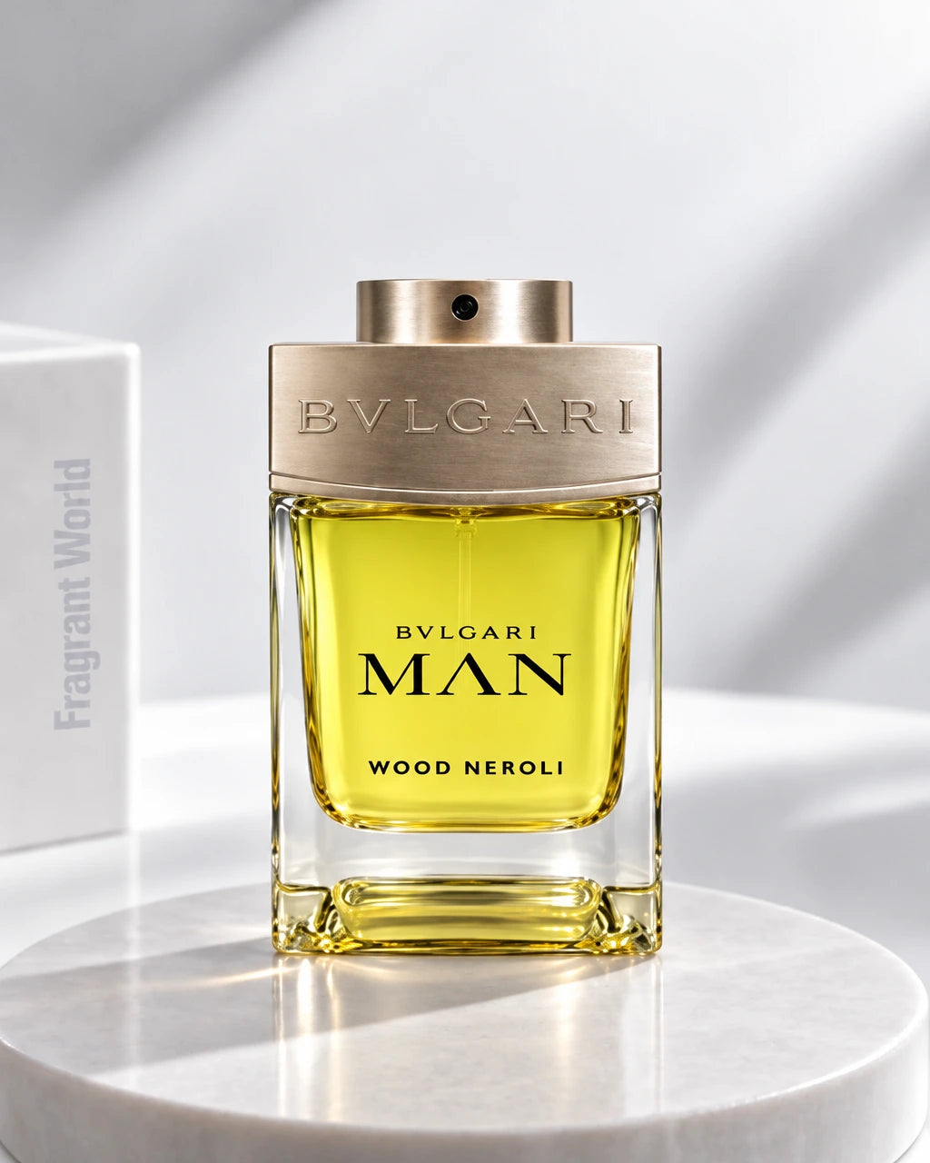 Bvlgari MAN WOOD NEROLI | Recreate @visual reference 1 exactly as it is but my fragrance instead of the one in it, very naturally.
