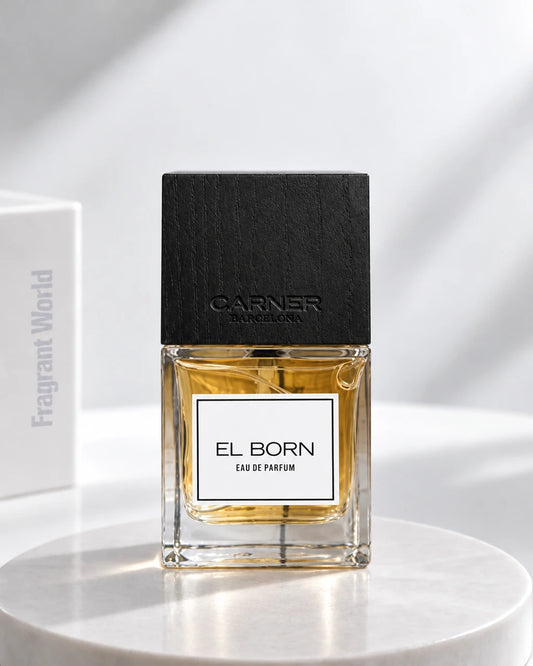 Carner Barcelona EL BORN | Recreate @visual reference 2 exactly as it is but my fragrance instead of the one in it, very naturally.