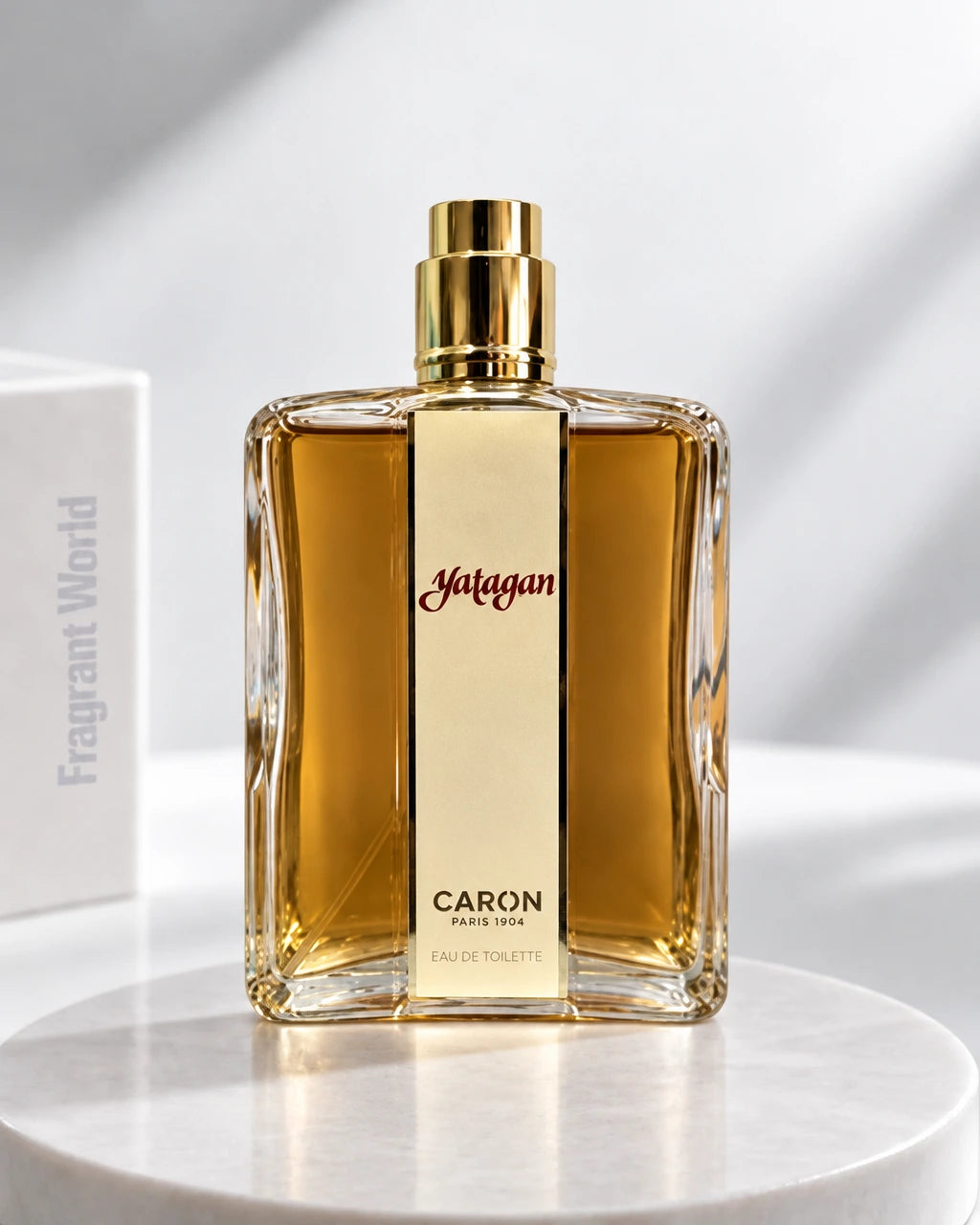 Caron Paris YATAGAN | Recreate @visual reference 1 exactly as it is but my fragrance instead of the one in it, very naturally.