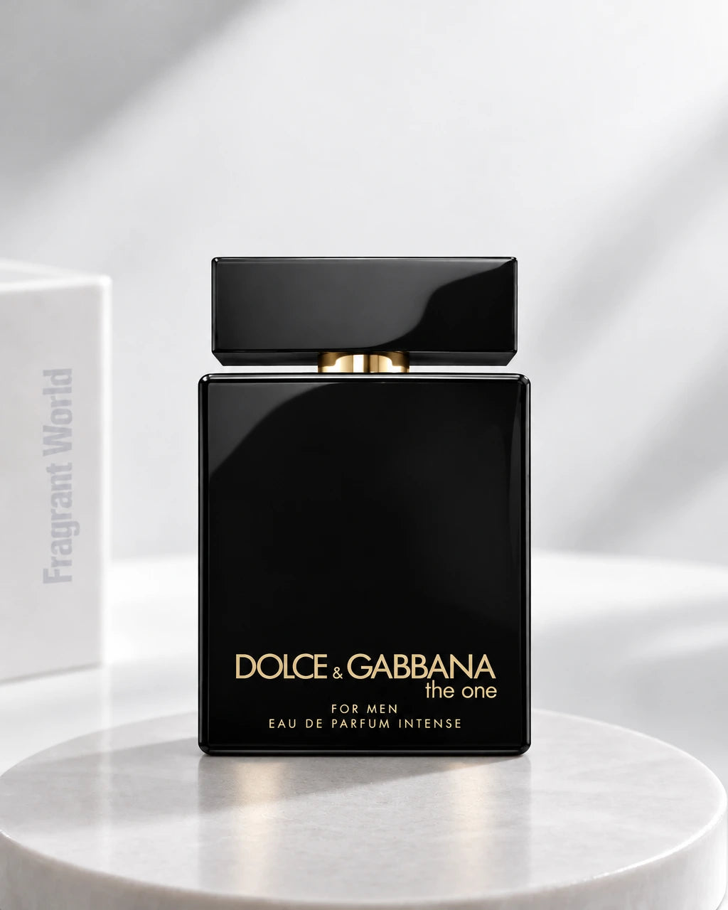 D&G THE ONE Pour Homme EDP Intense | Recreate @visual reference 2 exactly as it is but my fragrance instead of the one in it, very naturally.