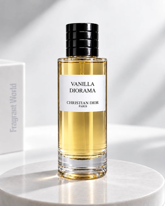 Dior 'Maison Christian Dior' VANILLA DIORAMA | Recreate @visual reference 2 exactly as it is but my fragrance instead of the one in it, very naturally.