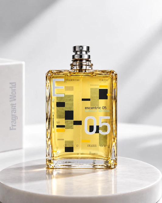Escentric Molecules ESCENTRIC 05 | Recreate @visual reference 2 exactly as it is but my fragrance instead of the one in it, very naturally.
