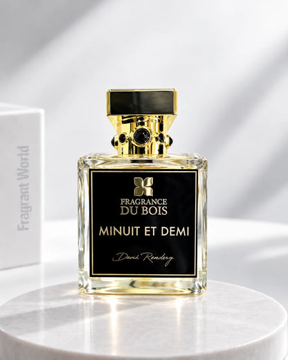 Fragrance du Bois MINUIT ET DEMI | Recreate @visual reference 2 exactly as it is but my fragrance instead of the one in it, very naturally.