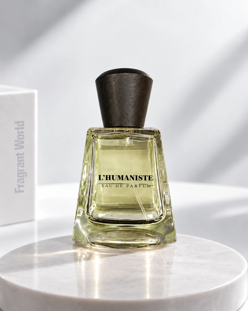 Frapin L'Humaniste | Recreate @visual reference 2 exactly as it is but my fragrance instead of the one in it, very naturally.