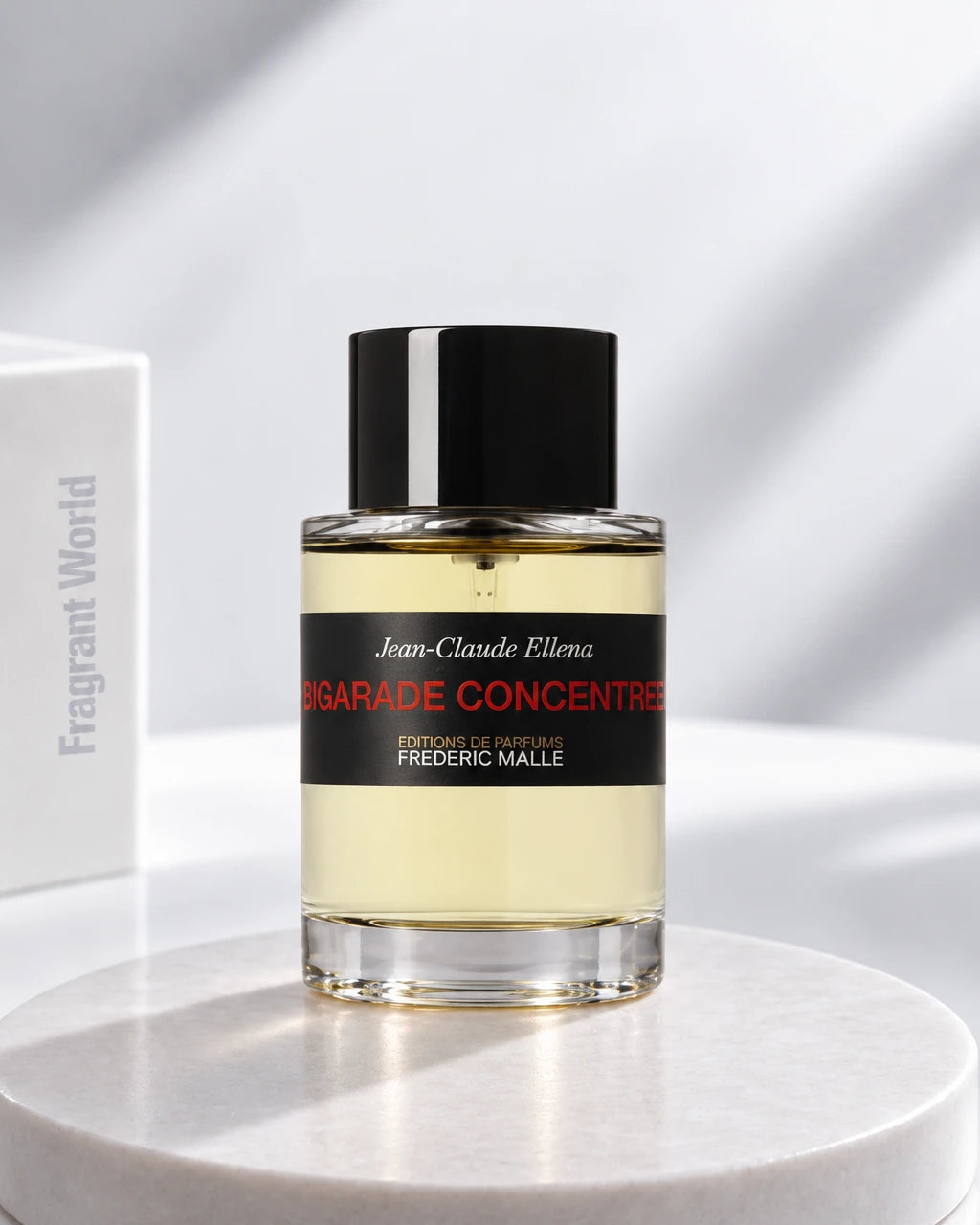 Frederic Malle BIGARADE CONCENTREE | Recreate @visual reference 2 exactly as it is but my with my fragrance botlle instead of the one in it, very naturally.