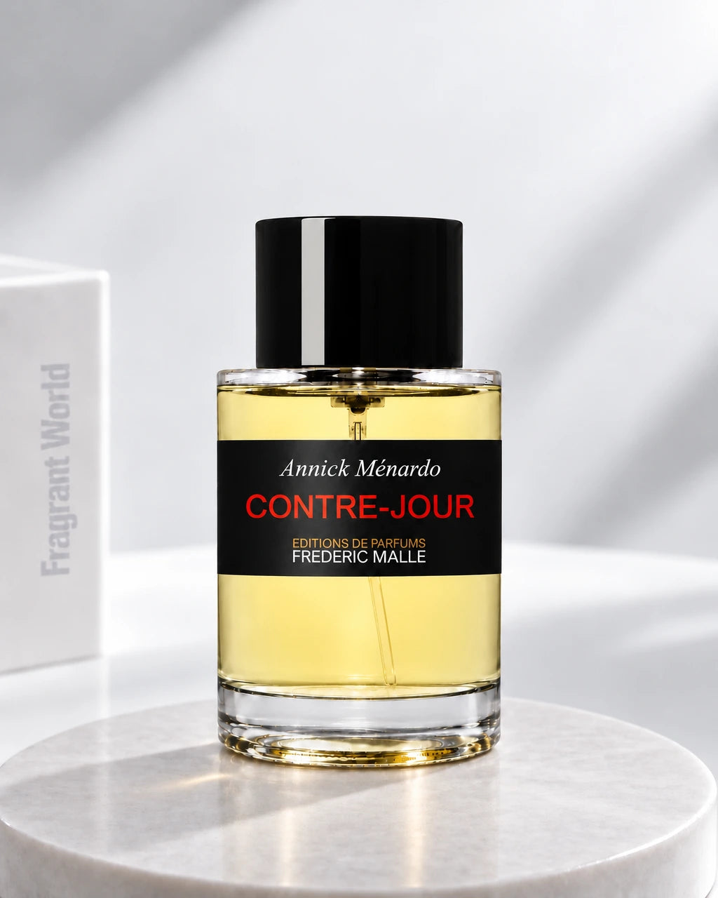 Frederic Malle CONTRE-JOUR | Recreate @visual reference 2 exactly as it is but my with my fragrance botlle instead of the one in it, very naturally.