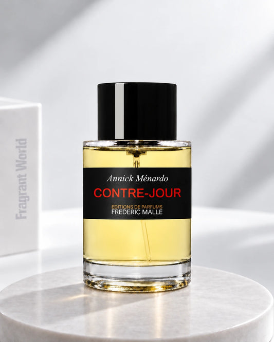 Frederic Malle CONTRE-JOUR | Recreate @visual reference 2 exactly as it is but my with my fragrance botlle instead of the one in it, very naturally.