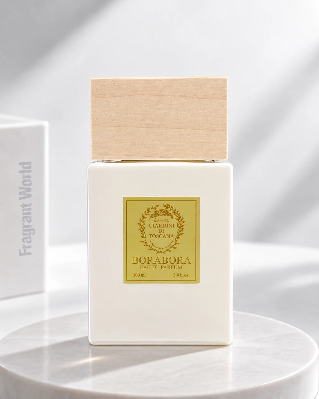 Giardini di Toscana BORABORA | Recreate @visual reference 2 exactly as it is but my fragrance instead of the one in it, very naturally.