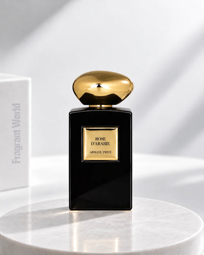Giorgio Armani 'Prive' ROSE D'ARABIE | Recreate @visual reference 2 exactly as it is but my fragrance instead of the one in it, very naturally.