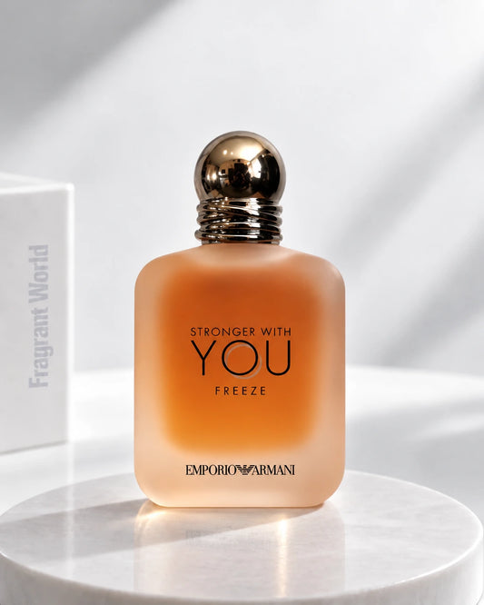 Giorgio Armani STRONGER WITH YOU FREEZE | Recreate @visual reference 2 exactly as it is but my fragrance instead of the one in it, very naturally.