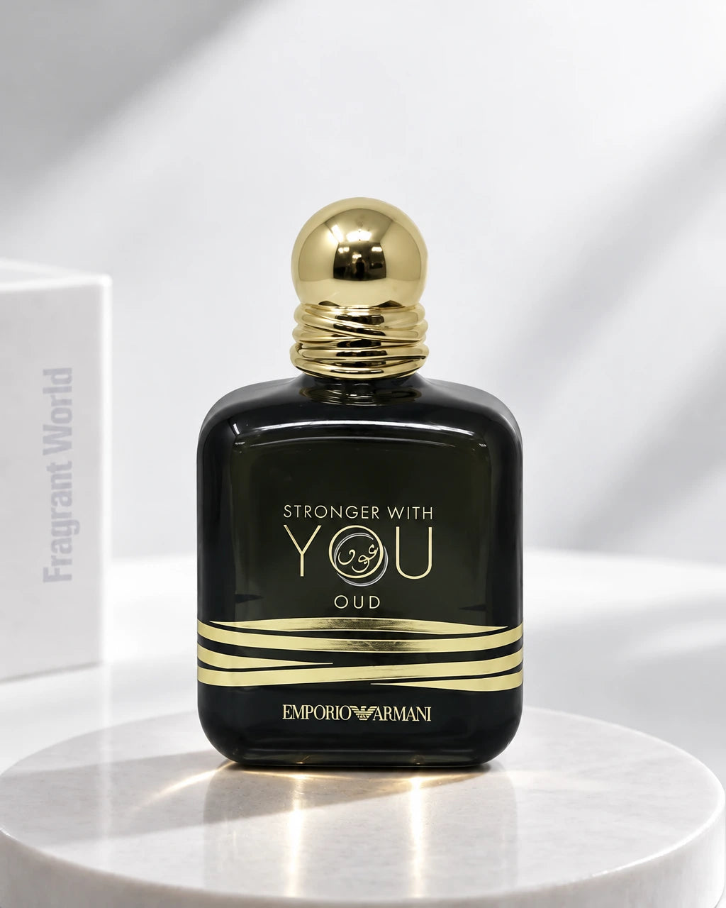 Giorgio Armani STRONGER WITH YOU OUD | Recreate @visual reference 2 exactly as it is but my fragrance instead of the one in it, very naturally.