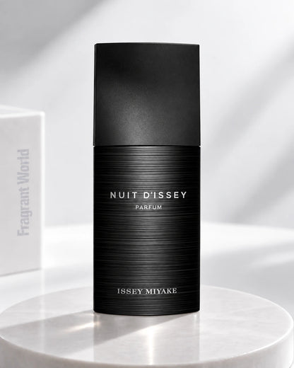 Issey Miyake NUIT D'ISSEY POUR HOMME Parfum | Recreate @visual reference 2 exactly as it is but my fragrance instead of the one in it, very naturally.