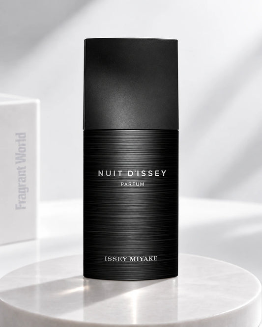 Issey Miyake NUIT D'ISSEY POUR HOMME Parfum | Recreate @visual reference 2 exactly as it is but my fragrance instead of the one in it, very naturally.