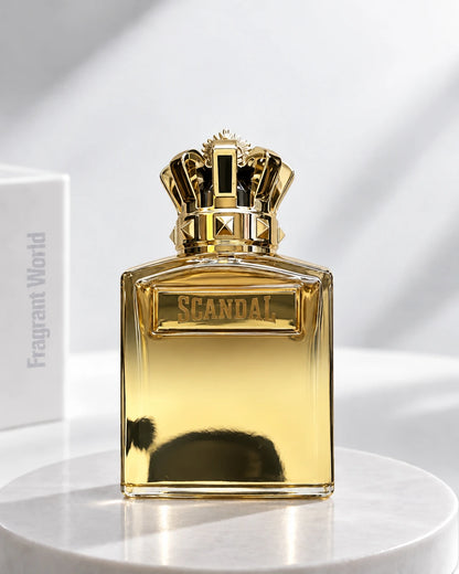 Jean Paul Gaultier SCANDAL ABSOLU Pour Homme | Recreate @visual reference 2 exactly as it is but my fragrance instead of the one in it, very naturally.