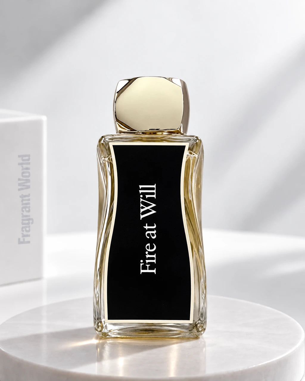 Jovoy Paris FIRE AT WILL | Recreate @visual reference 2 exactly as it is but my fragrance instead of the one in it, very naturally.