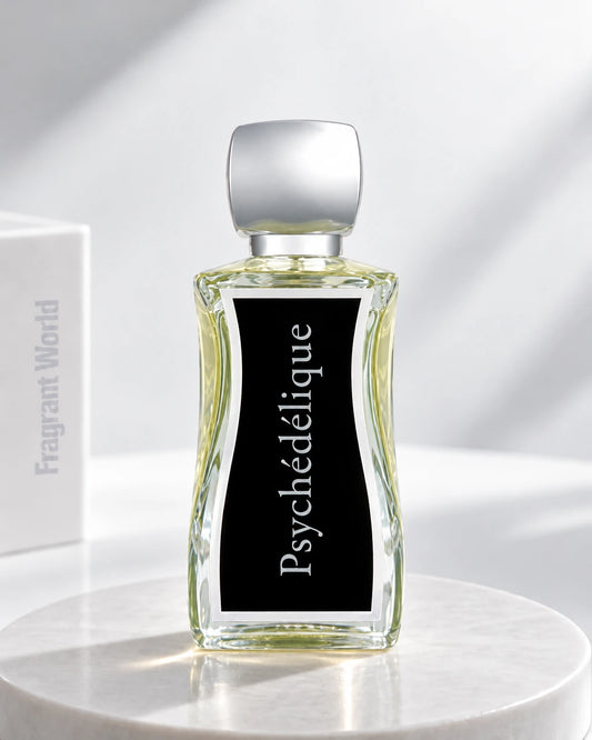 Jovoy Paris PSYCHEDELIQUE | Recreate @visual reference 2 exactly as it is but my fragrance instead of the one in it, very naturally.