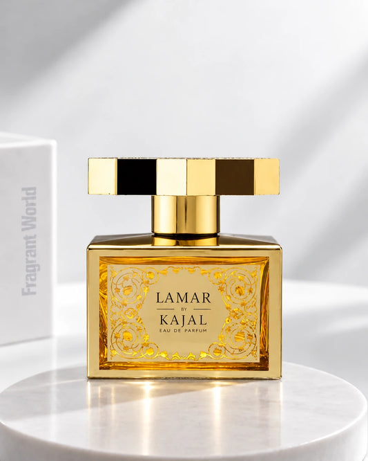 Kajal Perfumes Paris LAMAR | Recreate @visual reference 2 exactly as it is but my fragrance instead of the one in it, very naturally.