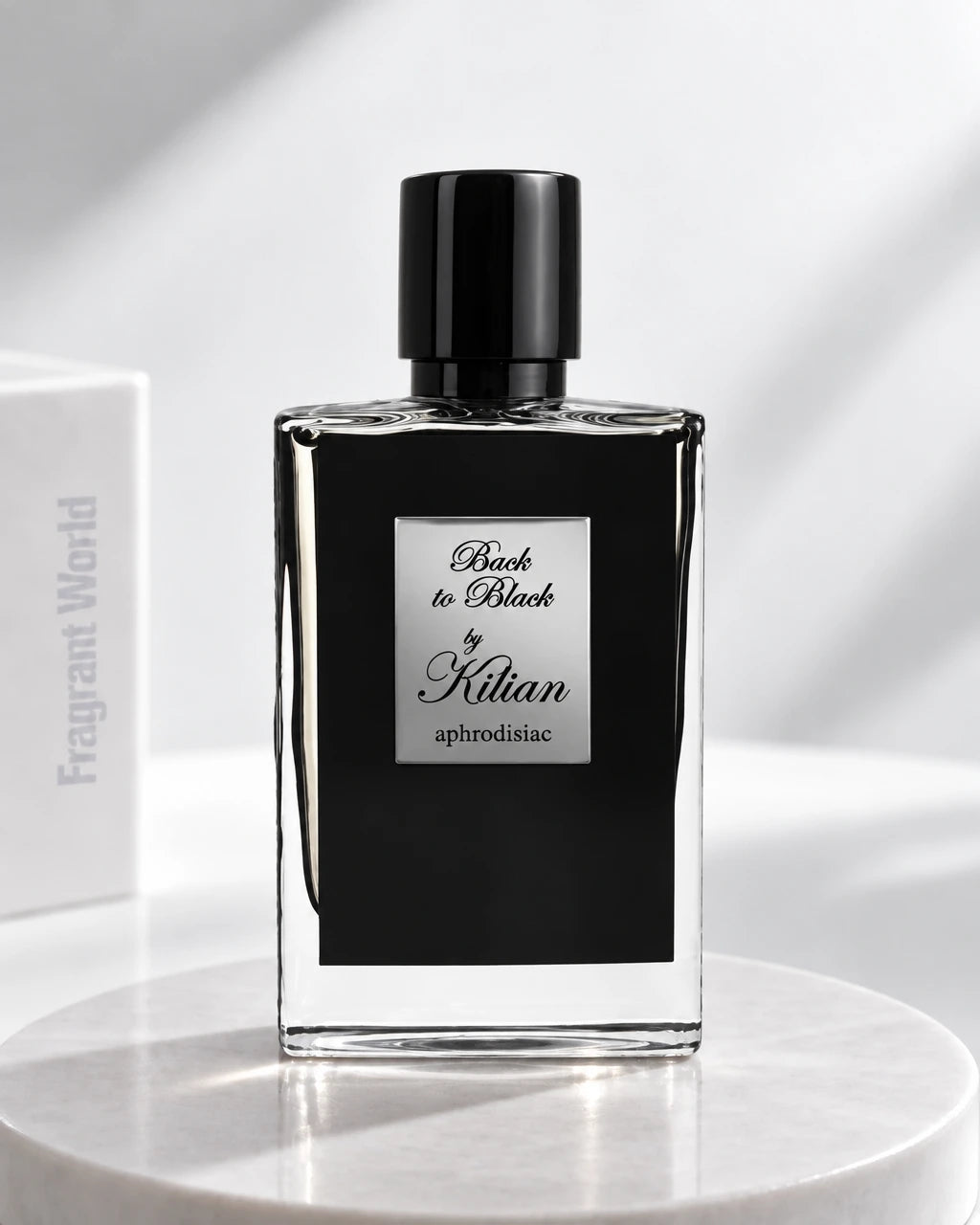 Kilian BACK TO BLACK | Recreate @visual reference 2 exactly as it is but my fragrance instead of the one in it, very naturally.