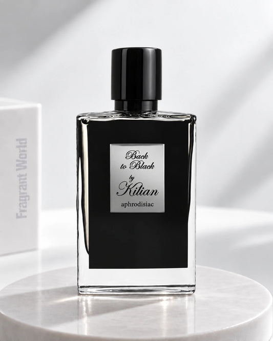 Kilian BACK TO BLACK | Recreate @visual reference 2 exactly as it is but my fragrance instead of the one in it, very naturally.