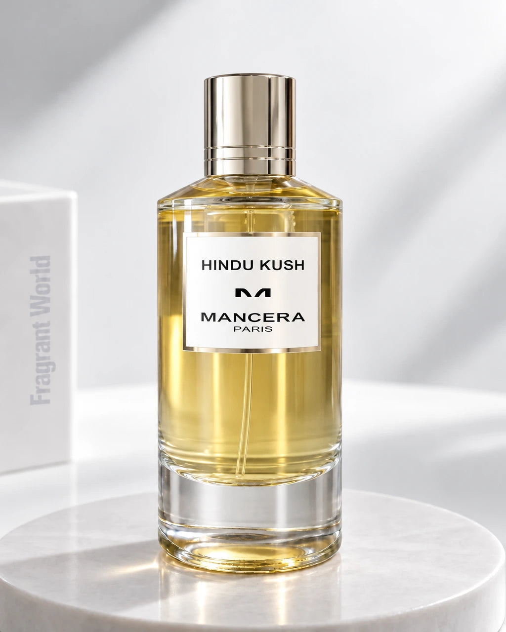 Mancera HINDU KUSH | Recreate @visual reference 2 exactly as it is but my fragrance instead of the one in it, very naturally.