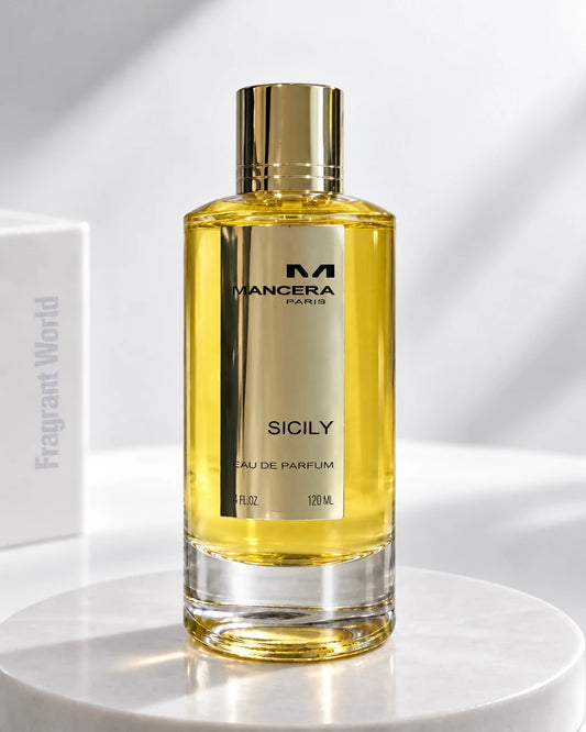 Mancera SICILY | Recreate @visual reference 2 exactly as it is but my fragrance instead of the one in it, very naturally.
