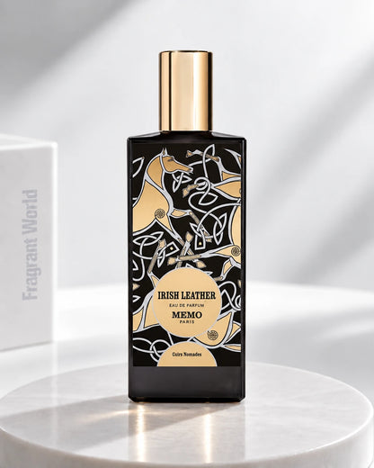 Memo Paris IRISH LEATHER | Recreate @visual reference 2 exactly as it is but my fragrance instead of the one in it, very naturally.