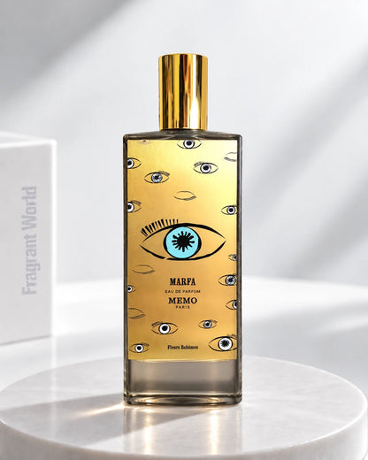 Memo Paris MARFA | Recreate @visual reference 2 exactly as it is but my fragrance instead of the one in it, very naturally.