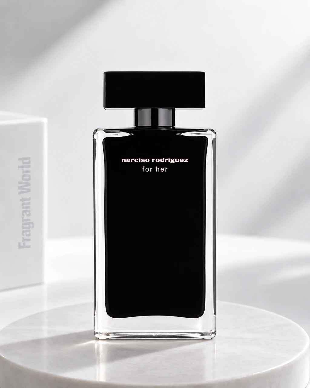 Narciso Rodriguez NARCISO RODRIGUEZ FOR HER EDT | Recreate @visual reference 2 exactly as it is but my fragrance instead of the one in it, very naturally.