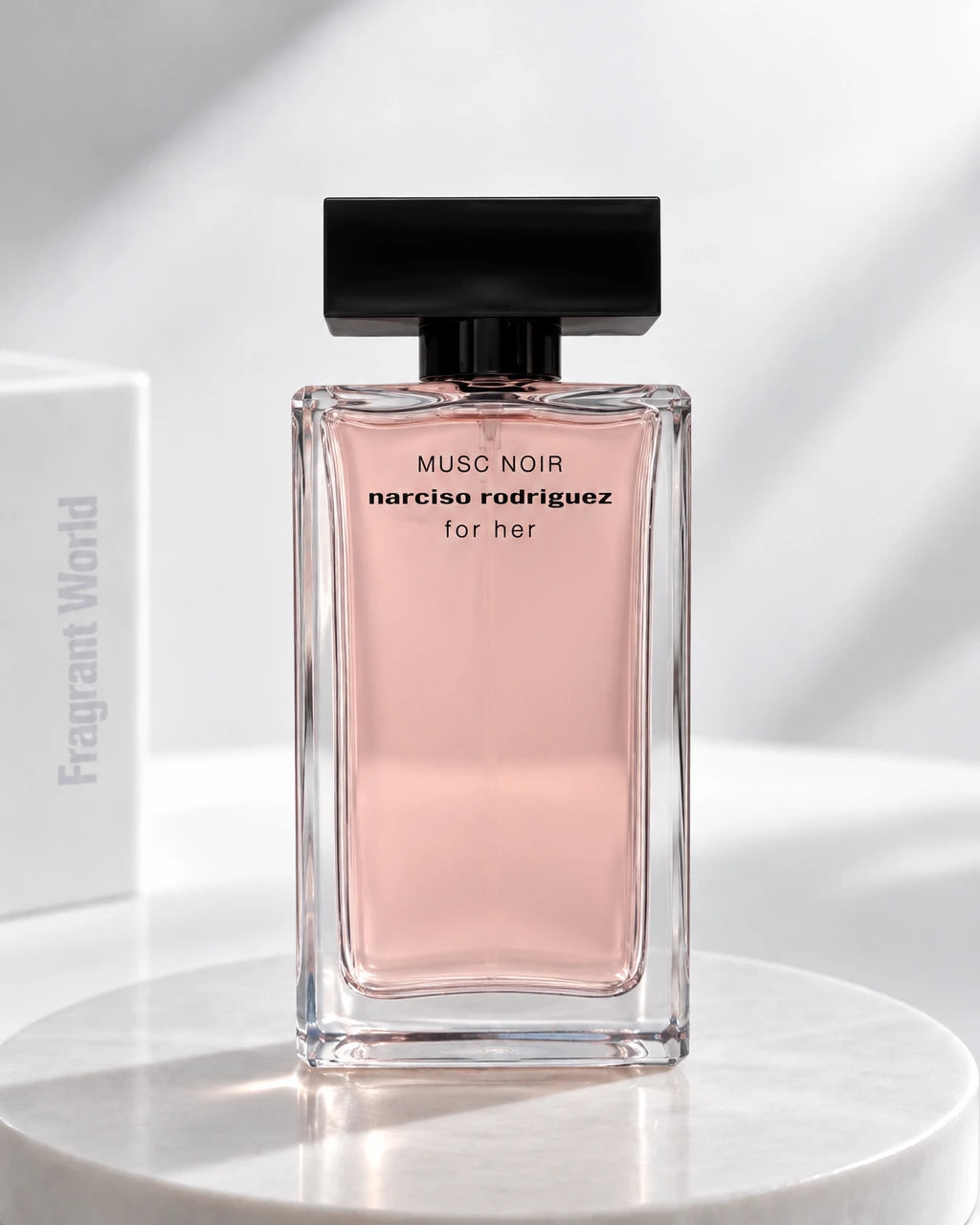 Narciso Rodriguez NARCISO RODRIGUEZ FOR HER MUSC NOIR | Recreate @visual reference 2 exactly as it is but my fragrance instead of the one in it, very naturally.