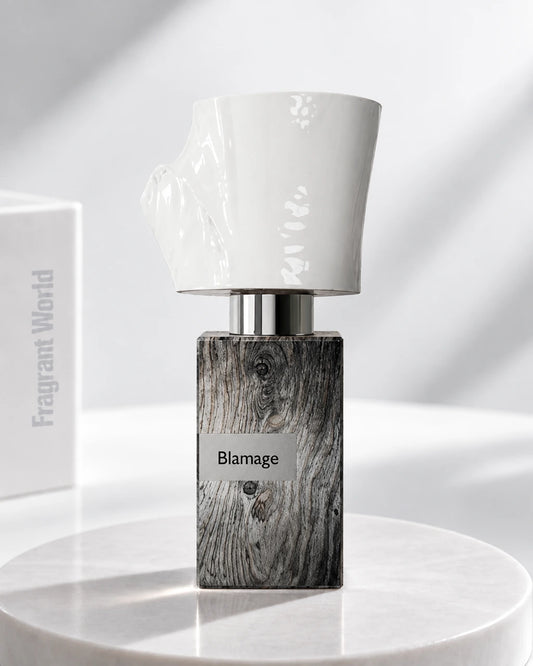 Nasomatto BLAMAGE | Recreate @visual reference 2 exactly as it is but my fragrance instead of the one in it, very naturally.
