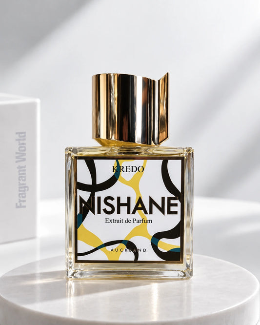 Nishane KREDO | Recreate @visual reference 2 exactly as it is but my fragrance instead of the one in it, very naturally.