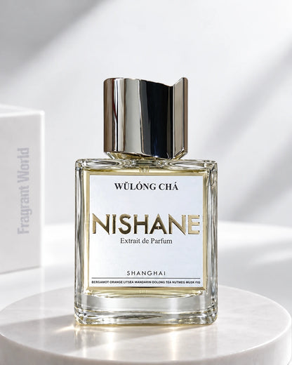 Nishane WULONG CHA | Recreate @visual reference 2 exactly as it is but my fragrance instead of the one in it, very naturally.
