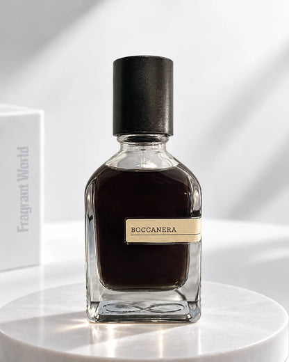 Orto Parisi BOCCANERA | Recreate @visual reference 2 exactly as it is but my fragrance instead of the one in it, very naturally.