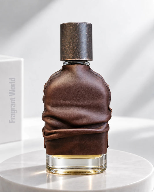 Orto Parisi CUOIUM | Recreate @visual reference 2 exactly as it is but my fragrance instead of the one in it, very naturally.