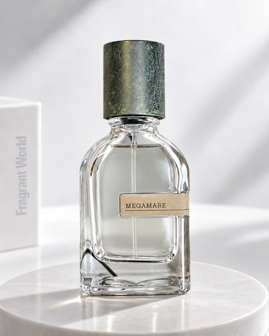 Orto Parisi MEGAMARE | Recreate @visual reference 2 exactly as it is but my fragrance instead of the one in it, very naturally.