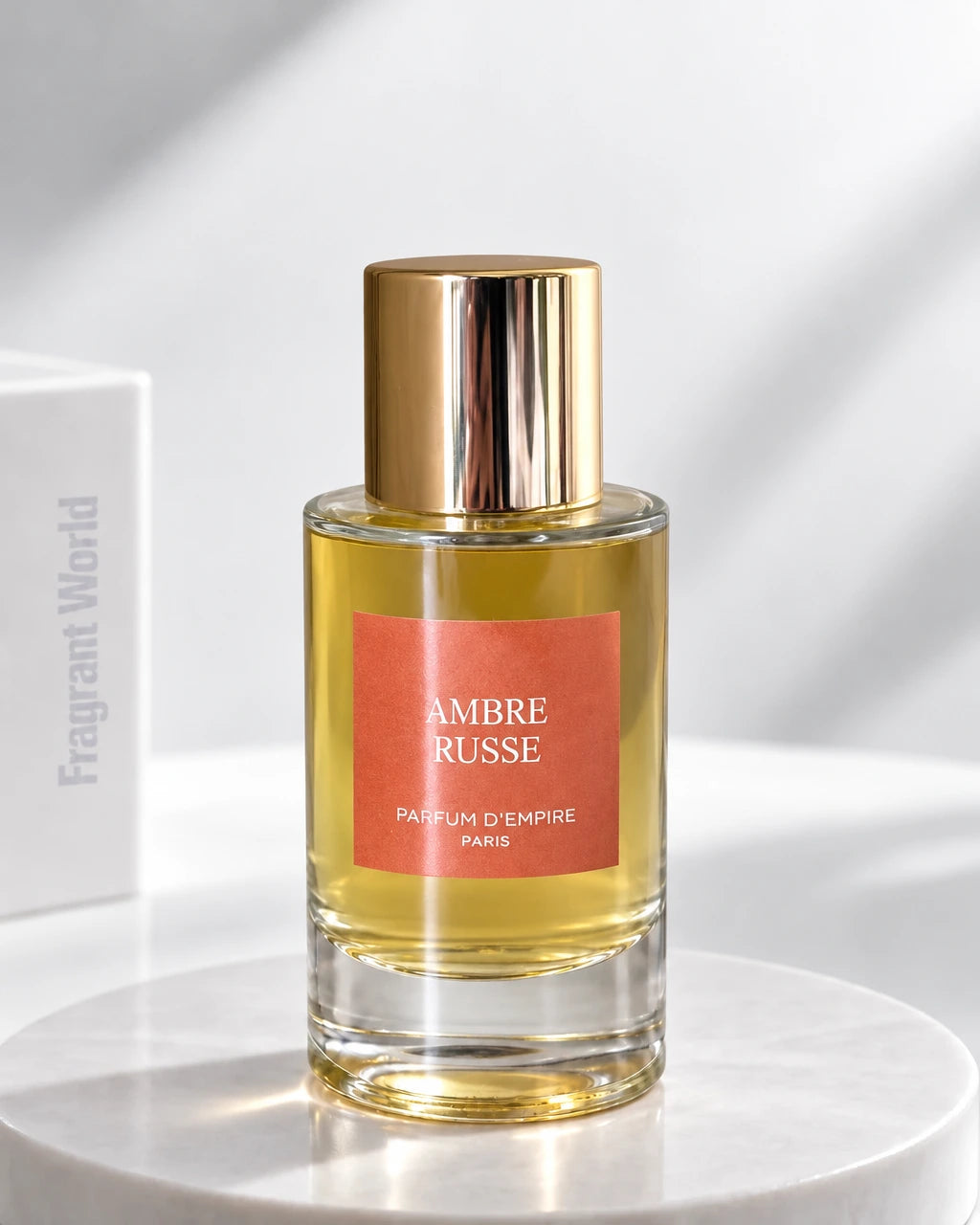 Parfum d'Empire AMBRE RUSSE | Recreate @visual reference 2 exactly as it is but my fragrance instead of the one in it, very naturally.