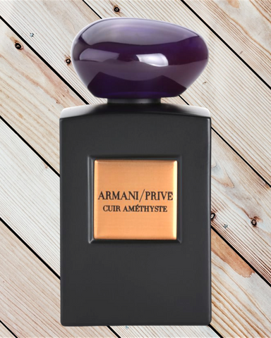 Giorgio Armani 'Prive' CUIR AMÉTHYSTE